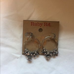 Ruby Red Earrings